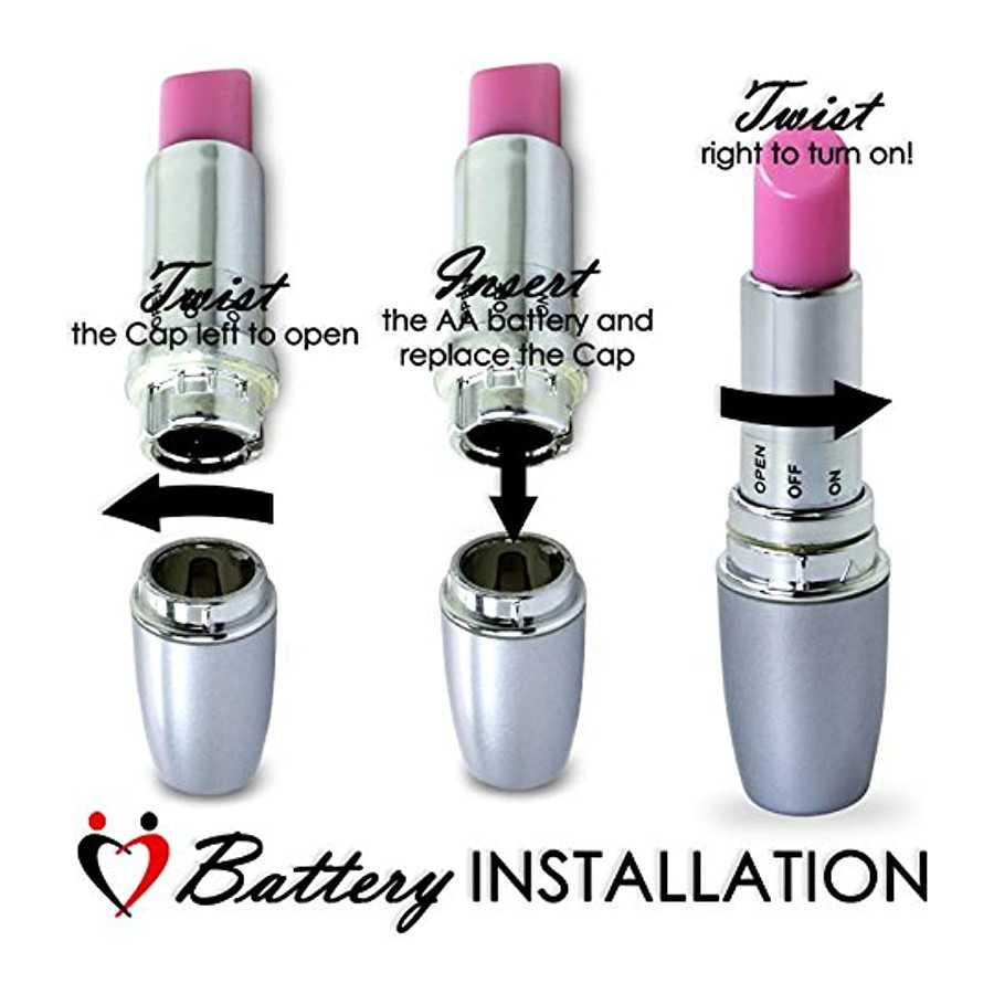 LeLuv Dildo Big Bent 10 Inch Realistic Suction Cup Thick Veiny Curved Chocolate Bundle with Secret Lipstick