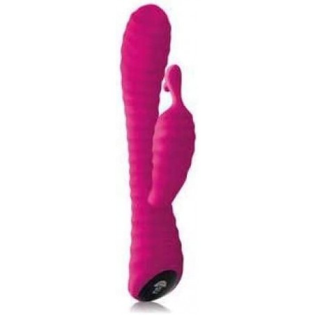 NS Novelties INYA Ripple Rabbit Vibrator (Pink)