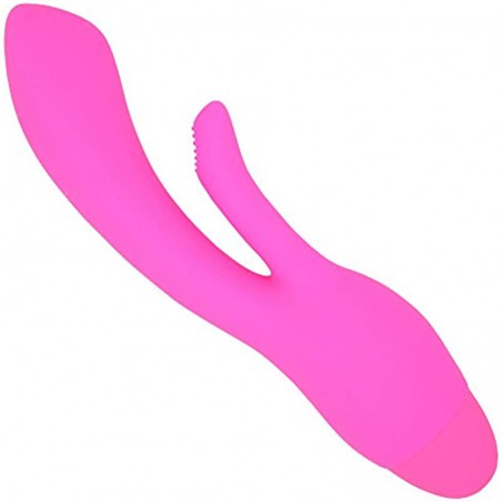 Pink 6k Silicone Rabbit Vibrator Multi Function Vibrations for Clitoral and G-Spot Stimulation Adult Sex Toy