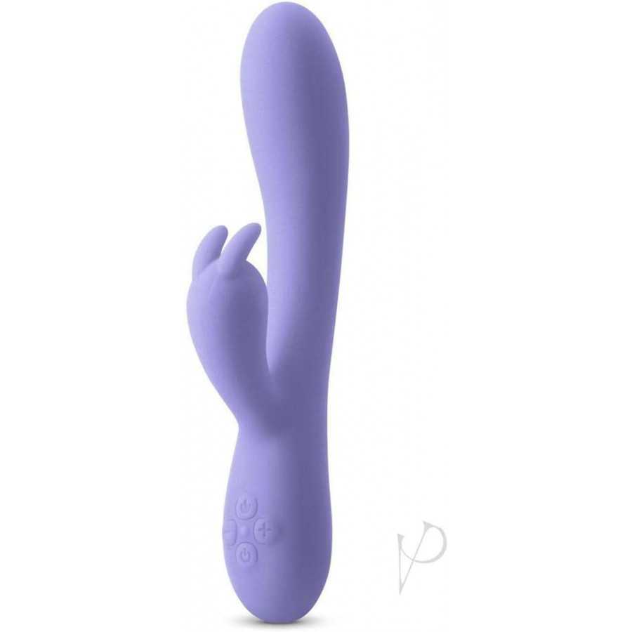 NS Novelties Inya Luv Bunny Rechargeable Silicone Rabbit Vibrator (Purple)