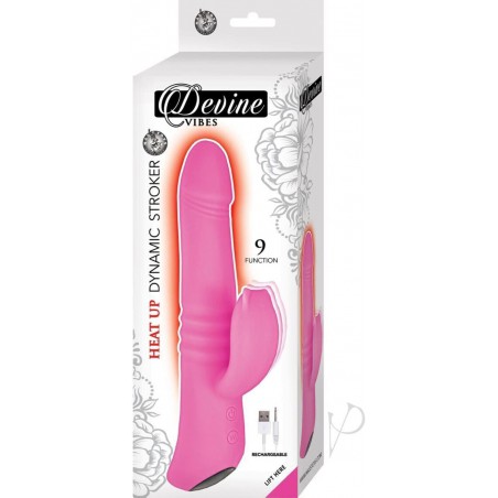 Devine Vibes Heat-up Dynamic Stroker (Pink)
