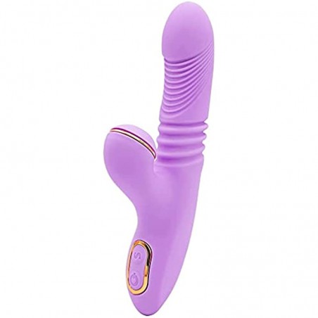 Multiple Thrust Modes Fun Decompression Electric Vibrating Massager Relax, Silicone Soft Automatic Suction Vibrator Yindi G-spot Stimulator Fast, Rabbit Vibrator for Women