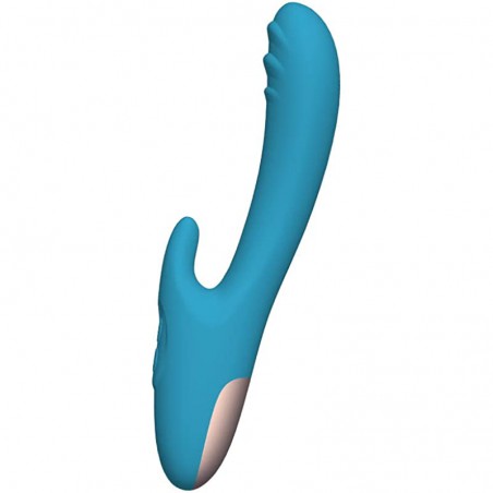 Vibrator for Women G Spot Rabbit Anal Vibrators with 30 Vibration Frequencies, Woman Waterproof Rechargeable Vibrator Adult Sex Toys for Clitoral Stimulation-Blue