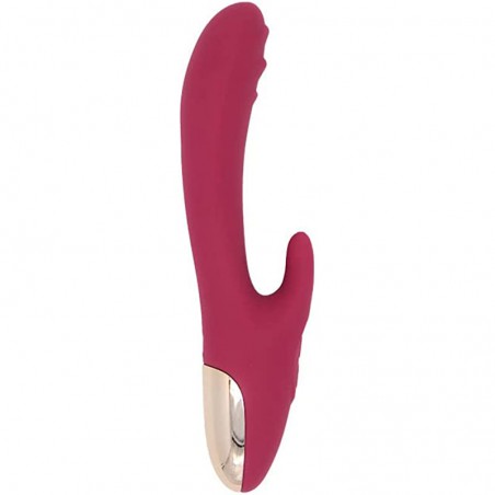 Vibrator for Women G Spot Rabbit Anal Vibrators with 30 Vibration Frequencies, Woman Waterproof Rechargeable Vibrator Adult Sex Toys for Clitoral Stimulation-Red