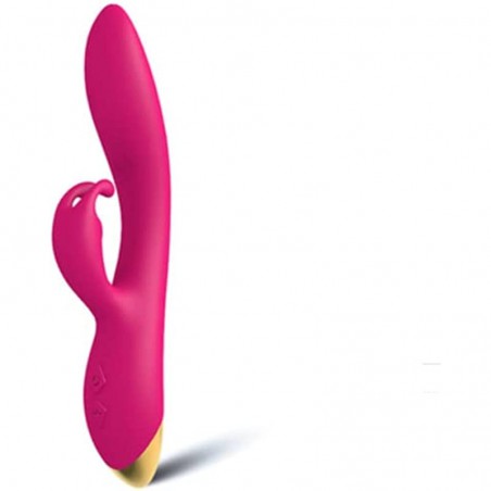 G Spot Rabbit Vibrator Adult Sex Toys with 9 Vibrations Modes, Waterproof Rechargeable Vibrator for Women Couple Clitoris Anal Stimulation-Rose Red