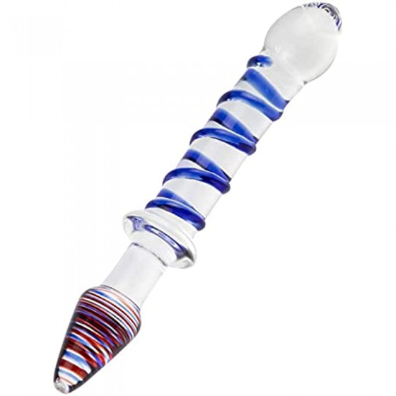 Glass Double Ended Dildo,...