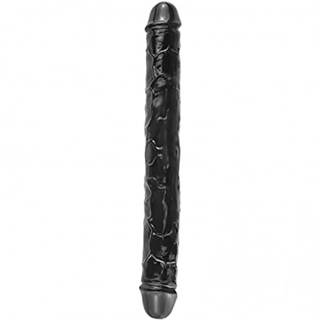 13.4x1.5 in Double-Ended Dildo,Flexible Long Black Dildo Adult Sex Toys for Lesbian Women