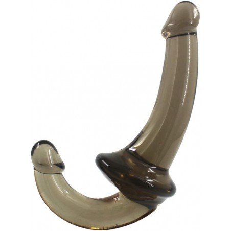 HEALLILY Double Ended Dong Realistic Penis Toy Dildo Massager Vaginal Masturbator G-spot Stimulator for Women Lesbian Ladies (Black)
