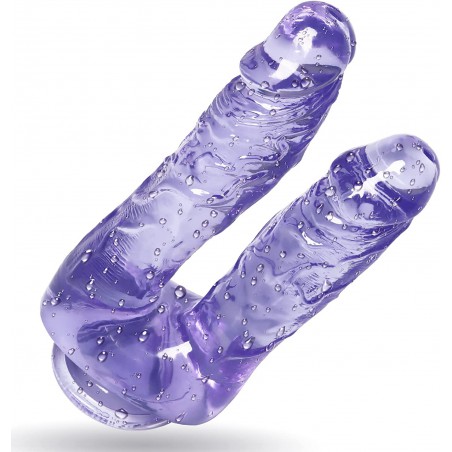 7 Inch Double Ended Realistic Dildo Thrusting Dildo Sex Toy for Women,Dildo for Clitoral G-spot Anal Stimulation with Strong Suction Cup.