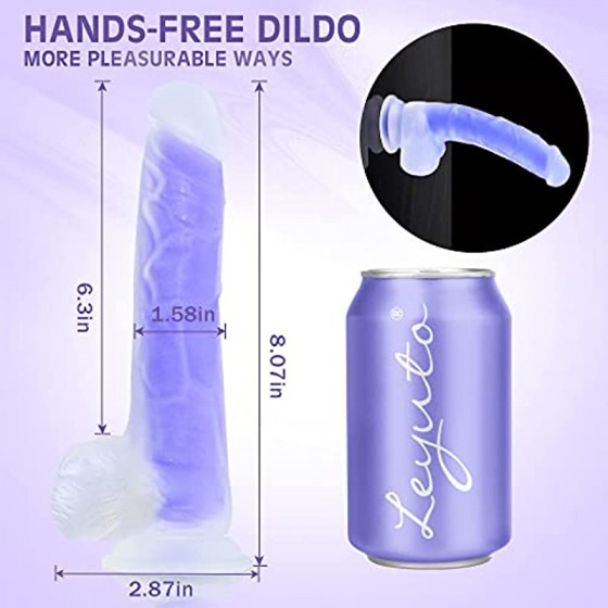 Luminous Realistic Dildo...