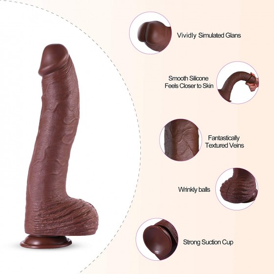 Realistic Dildo,12.2 Inch...