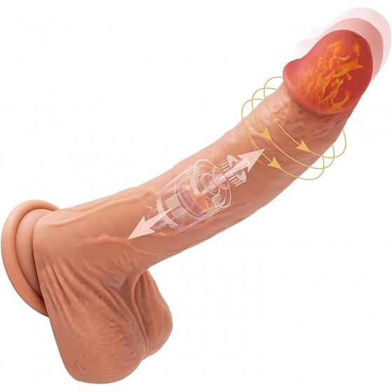 Thrusting Vibrator Dildo...