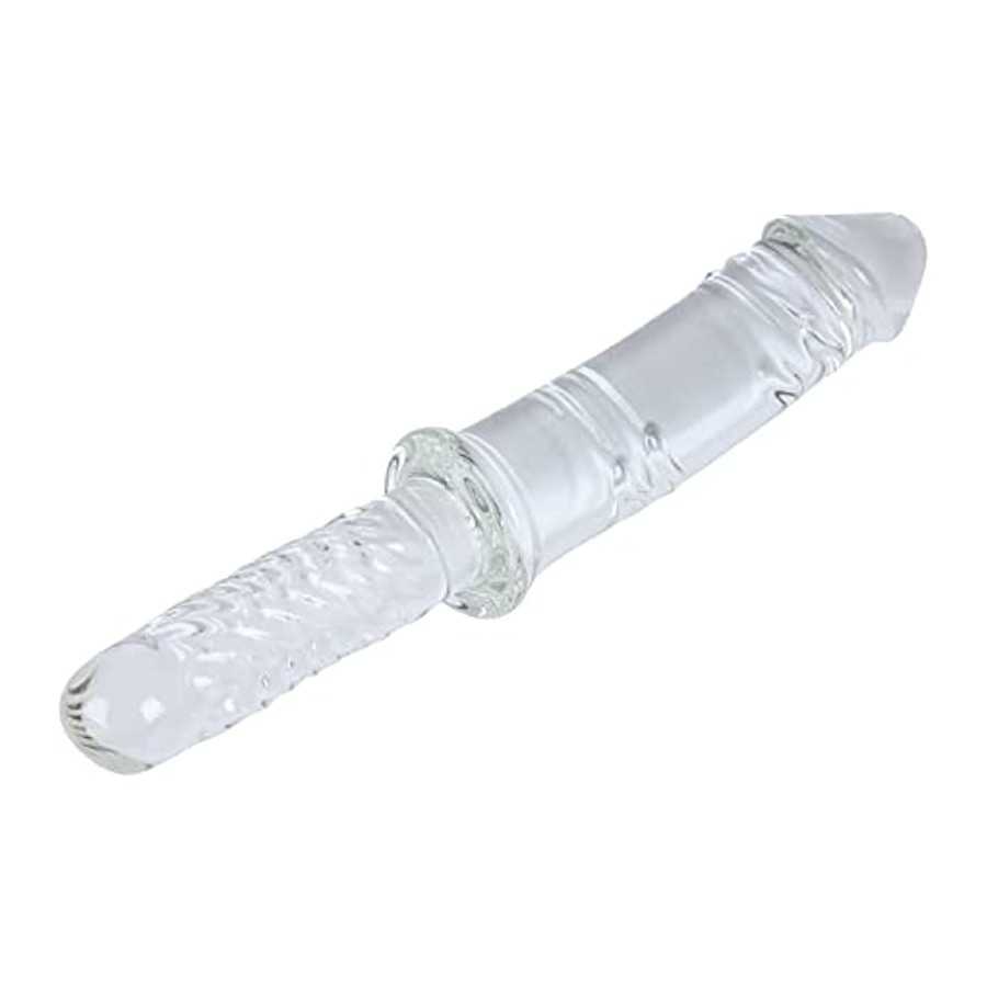 Aptitan 11.4" Large Clear Glass Dildo Crystal Penis Glass Pleasure Wand Female Masturbator Sex Toy for Women