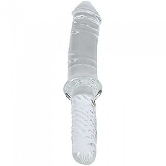 Aptitan 11.4" Large Clear Glass Dildo Crystal Penis Glass Pleasure Wand Female Masturbator Sex Toy for Women