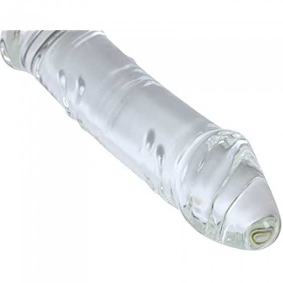 Aptitan 11.4" Large Clear Glass Dildo Crystal Penis Glass Pleasure Wand Female Masturbator Sex Toy for Women