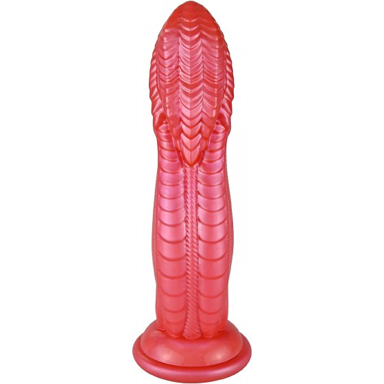 Realistic Dildos Adult Sex Toy - 10.43 inch Flexible Dildos with Suction Cup G-spot Penis Cock with Textured Ridges for Prostate Massager or Masturbator