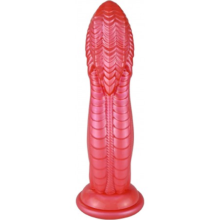 Realistic Dildos Adult Sex Toy - 10.43 inch Flexible Dildos with Suction Cup G-spot Penis Cock with Textured Ridges for Prostate Massager or Masturbator