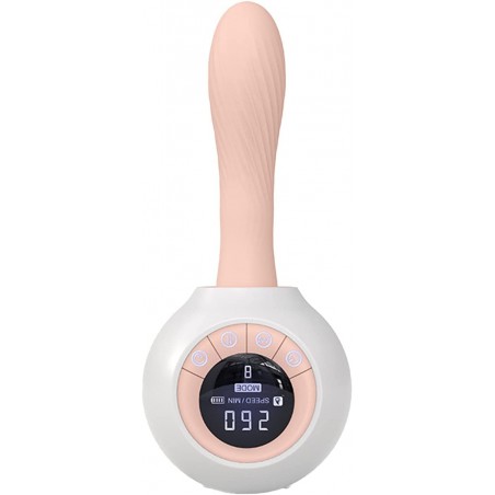 CherryBy Realistic Dildo, Automatic Heating Penis Mixer Machine with 10 Frequency Expansion & Vibration, Wireless Remote Control