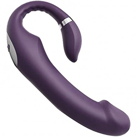 MAIPULA Strap Dildo Vibrator Adult Toy for G Spot and Clit Stimulation, Silent, Waterproof, Heated, with 10 Vibration Modes, Rec