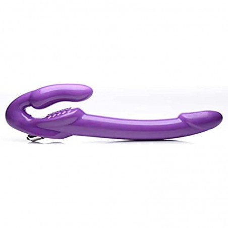 7X Revolver 2 Inch Thick Vibrating Strapless Strap-on