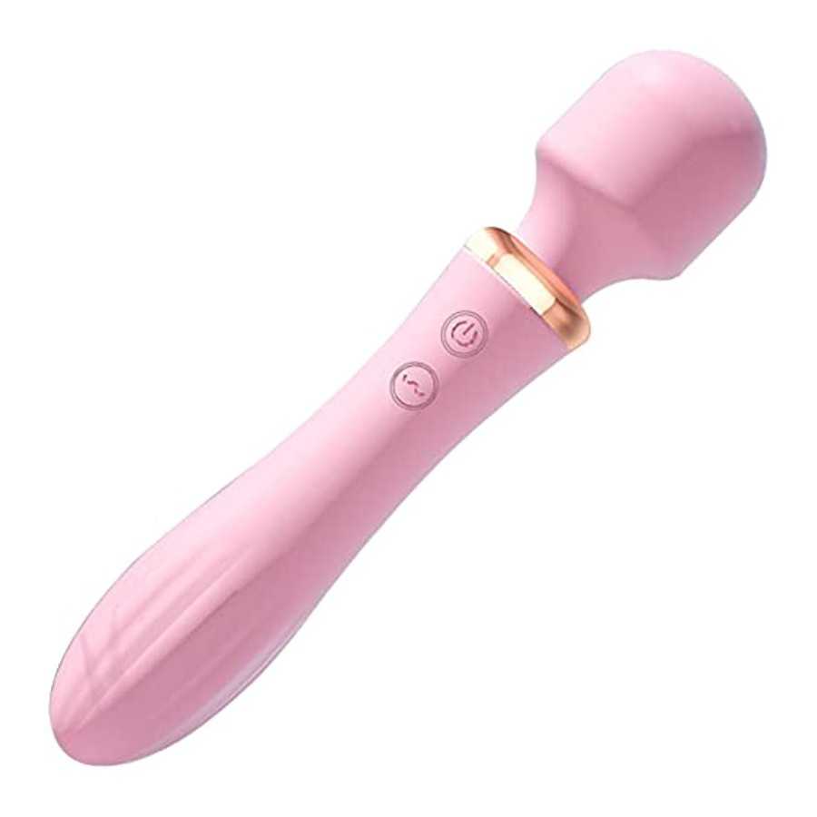 Rechargeable Personal Massager-10 Frequency Front and Rear Ddouble Vibration Heating-Perfect for Tension Relief Sex Toys,Vibrato