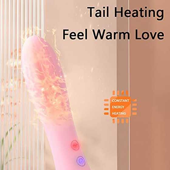 Rechargeable Personal Massager-10 Frequency Front and Rear Ddouble Vibration Heating-Perfect for Tension Relief Sex Toys,Vibrato