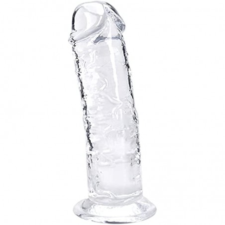 12.5 * 2.3 Inch Huge Dildos Realistic Crystal Dildo with Strong Suction Cup Hands-Free Huge Dong Big Size Adult Sex Toy for Women or Men Anal Dildo