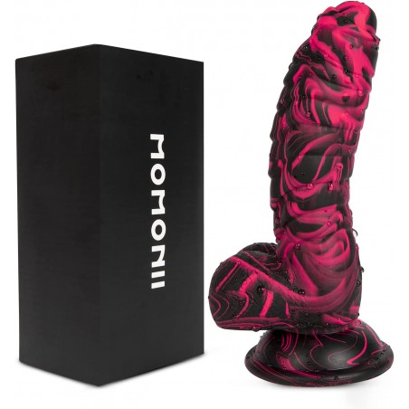 Realistic Dildo Neat and Unique, 7.16 inch Colorful Dildo with Strong Suction Cup for Hands-Free Play Adult Sex Toys for Women Men and Couples