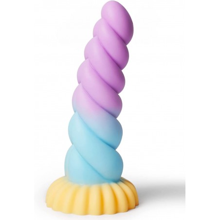 Realistic Monster Silicone Dildo - 8.6" Shaped Liquid Dildo with Strong Suction Cup, Huge Thick Dildo for Women, Anal Plug Dildo Prostate Massager Adult Sex Toy