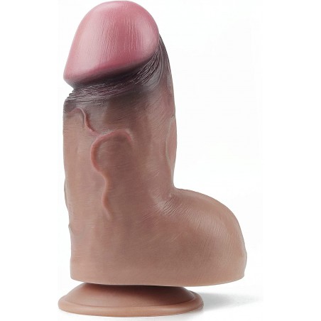 11" Handmade Dual Layered XXL Silicone Realistic Dildo with Hyper-Realistic Veins Anal Dildo Huge Suction Cup Dildo Plugs Large Strap On Thick Dildo Adult Sex Toy for Women