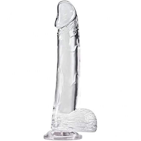 Realistic Dildo Sex Toy, 11.4 Inch Clear Dildo Adult Toys Woman Sex with Suction Cup for Hands-Free Play Realistic Penis Dildo, G-spot Sex Toy Anal Dildo for Men Adult Sex Toys & Games Couples