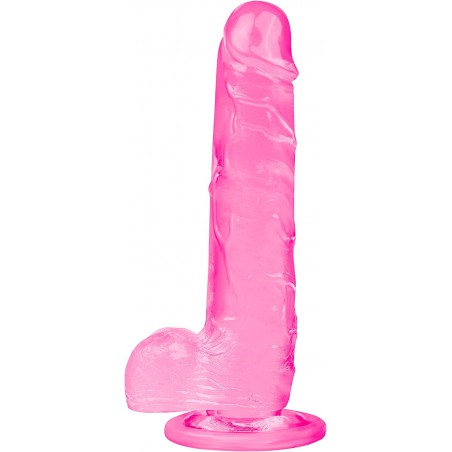 Realistic 8.5 inch Dildo Toys, Adult Sex Toys for Women, Welist Toy Dildos with Suction Base, Thick Soft Toys Dildo for Women, Washable Easy to Cleaning Dildo Body-Safe Material Big Dildos, Pink Dildo