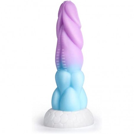 Realistic Monster Dildo for Women: 8.5" Big Huge Anal Dildo with Strong Suction Cup for Hands-Free Play, Liquid Silicone G Spot Dragon Dildo Prostate Massager Adult Sex Toys for Women, Men