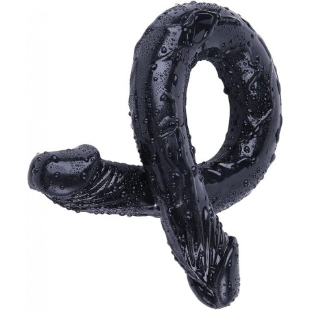 Resnan Double Head Dildo,Crystal Jelly Realistic Anal Long Dildo Penis with Veins and Glans Adult Sex Toys Adult Masturbation St