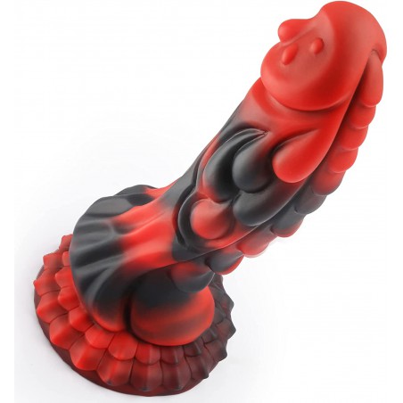 Realistic Monster Dildo 8.2 Inch Silicone  Huge Dildo, Soft Liquid Dildo with Strong Suction Cup for G-Spot Stimulator, Body Safe Material Adult Sex Toys for Women Men and Couple