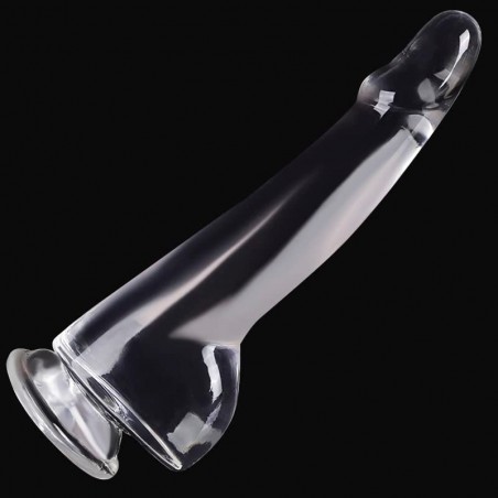 9.52 Inch Realistic Dildo with Suction Cup, Heatable Flexible Huge Penis for G-spot Play, Silicone Dildos Adult Sensory Sex Toy for Couple and Lesbian (X-Large)