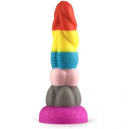 Realistic Monster Dildo for Women,8.5" Dragon Anal Dildos with Strong Suction Cup,Silicone G-Spot Stimulator for Hands-Free Play, Sex Toys for Women Men and Couples