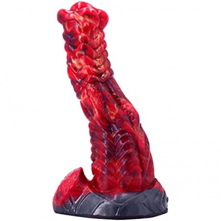 9.29 inch Realistic Thick Dragon Dildo with Suction Cup, Long Dog Black Silicone Anal Butt Plug Adult Sensory Toys Dildo for Women and Men Couples Masturbation.