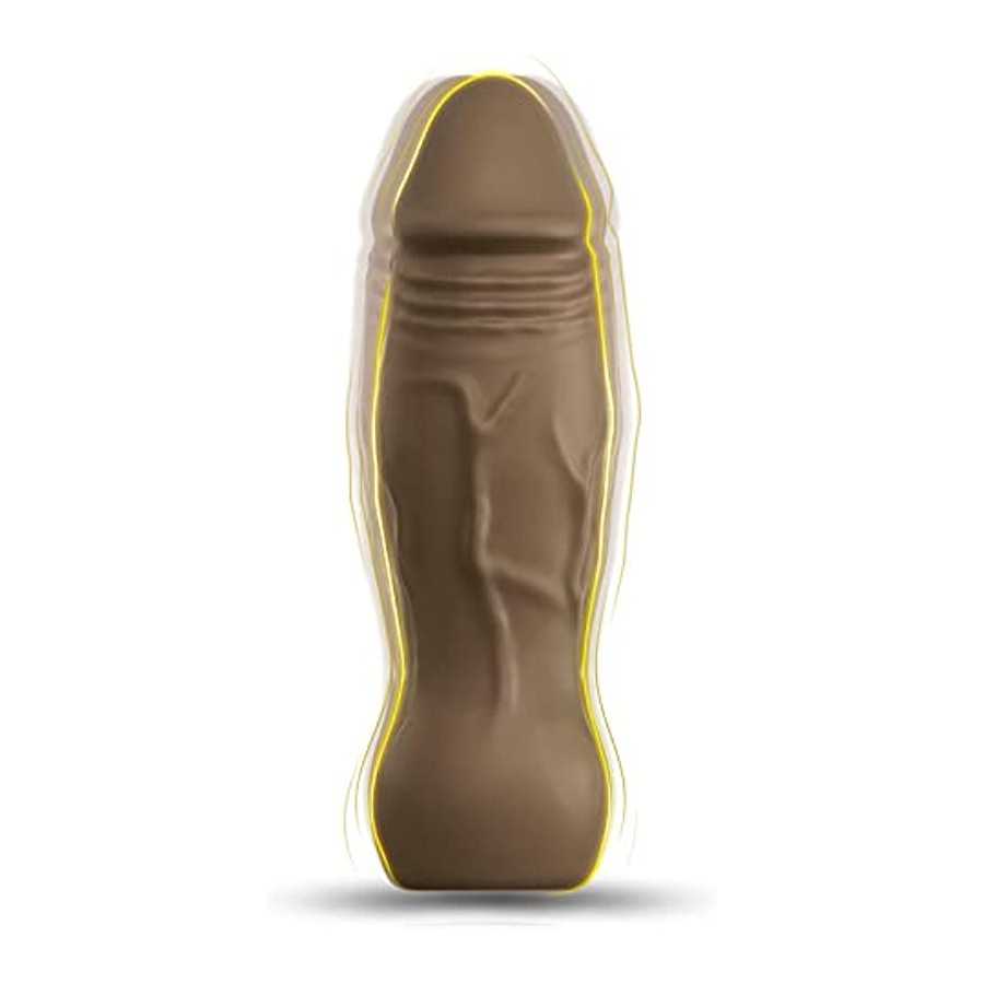 2-Piece Small Dildo Bullet Vibrator -Purple &Brown Adult Sex Toys for Women Pleasure | Mini Realistic Dildo Vibrators for Her