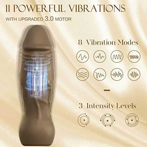 2-Piece Small Dildo Bullet Vibrator -Purple &Brown Adult Sex Toys for Women Pleasure | Mini Realistic Dildo Vibrators for Her