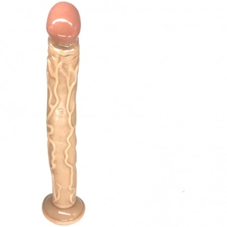 35x4.5cm Dildo with Suction Cup, Brown