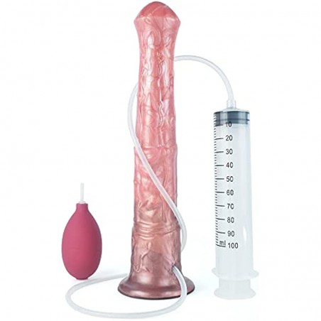 Squirting Dildo Horse Anal Dildo Suction Cup Ejaculating Dildo Silicone Female Sex Toys for Women