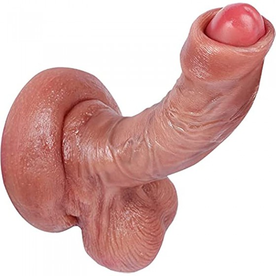Flexible Foreskin Dildo...