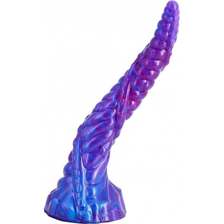 Realistic Long Dragon Dildo with Suction Cup, 11inch Thick Thrusting Silicone Unicorn Dildo Anal Beads Plug for Beginners Women and Men Couples