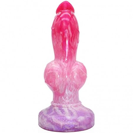 Silicone Wolf Dildo with Knot Thick Anal Dildo Strong Suction Cup Dildo Anal Toy Anal Plug Fantasy G Spot Dragon Dildo Adult Sex Toy for Women Men