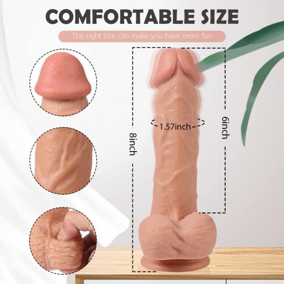 8.66 in Realistic Dildos...
