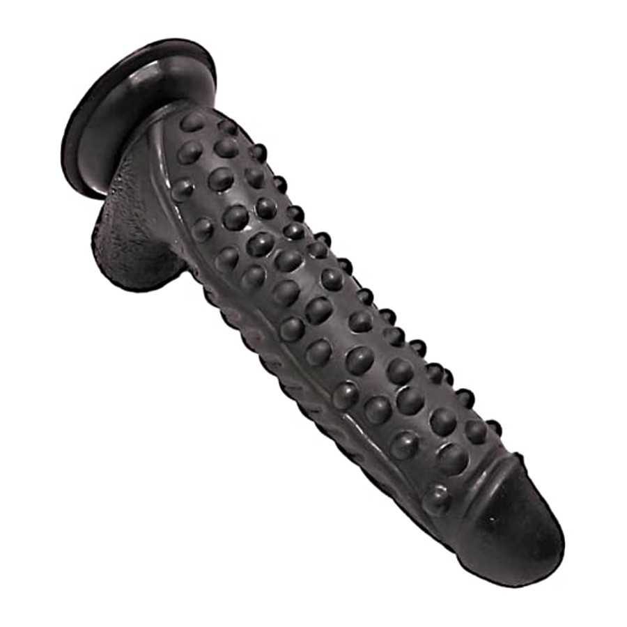 Acudani Dildo Various Particles with Suction, Black