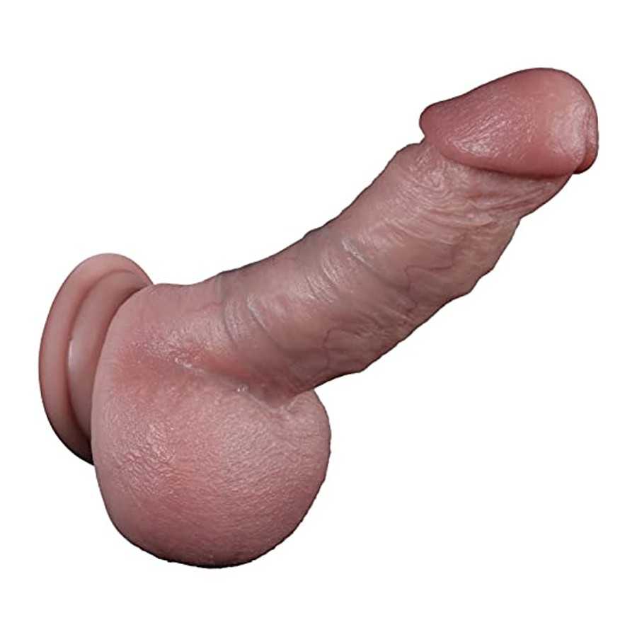 6.88 Inch Huge Thick Dildo with Suction Cup, Lifelike Liquid Silicone Dildos, Realistic and Soft Large Big Monster Dildo, Adult