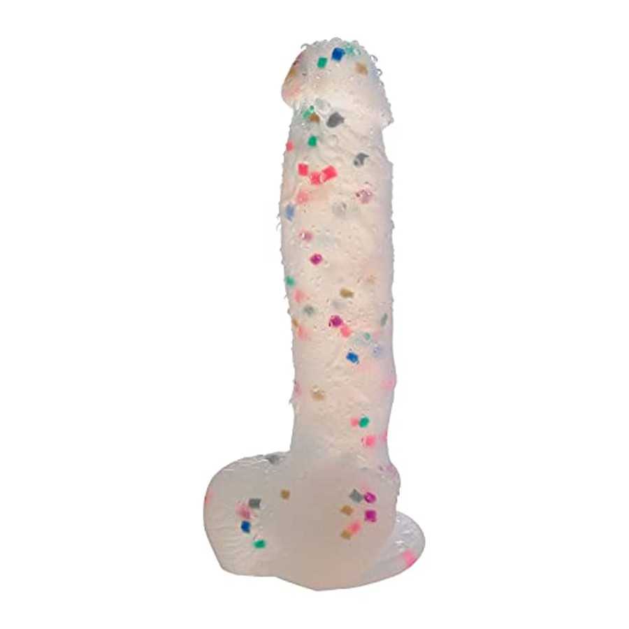 SUWUKA 9.5" Silicone Realistic Dildo Soft Large Dildos for Women with Strong Suction Cup for Hands-Free, Flexible Lifelike Sex T