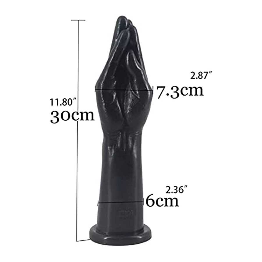 Lifelike Hand Dildo Anal Plug Lifelike Fist Dildo 11inch Adult Anal Butt Sex Toys Long Big Dildos Fisting Purple